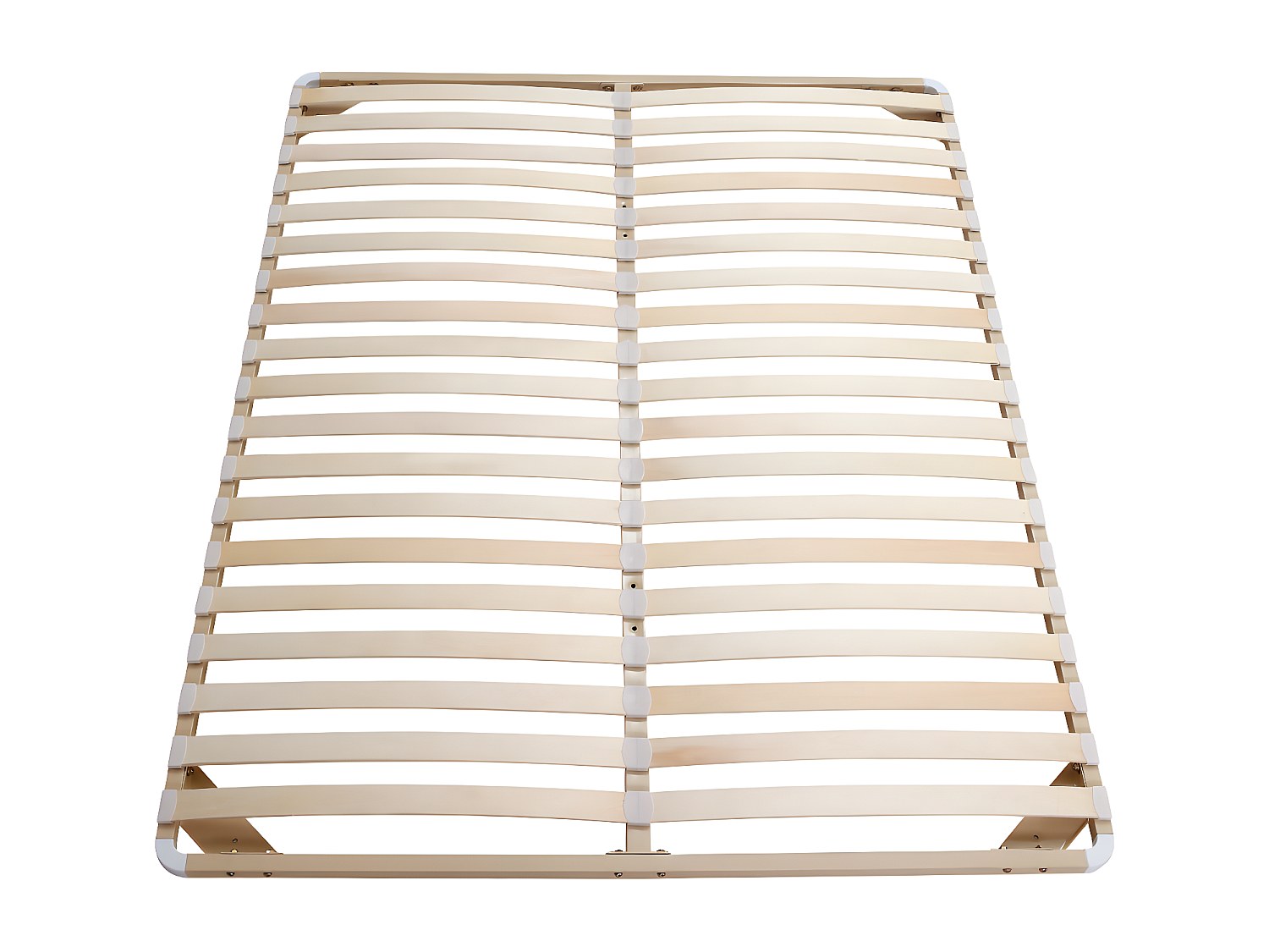 Sommier cadre à lattes 140 x 190 cm - 2x19 lattes - Sans pieds - Beige - KALISTA de YSMÉE - 2