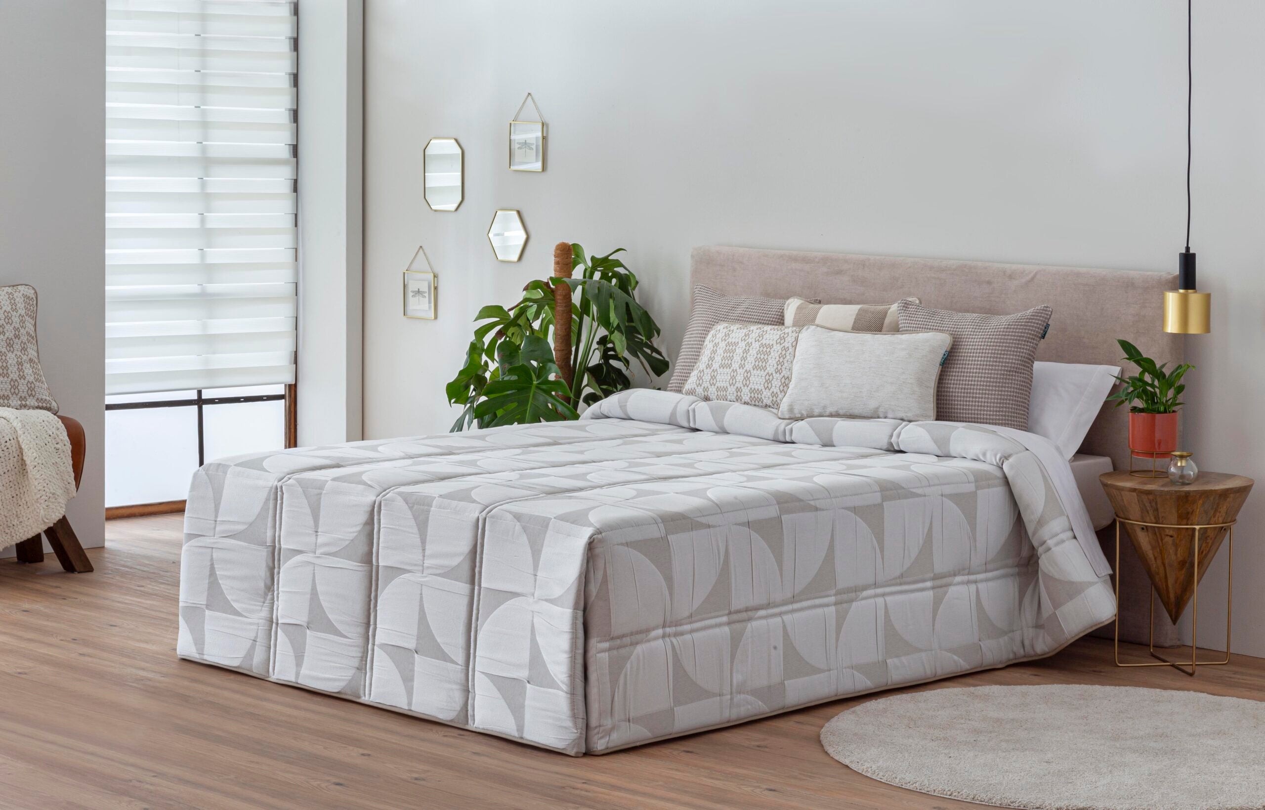 Edredón Confort Cervo Beig Relleno 200 gr para Cama de 150 cm | Leroy ...