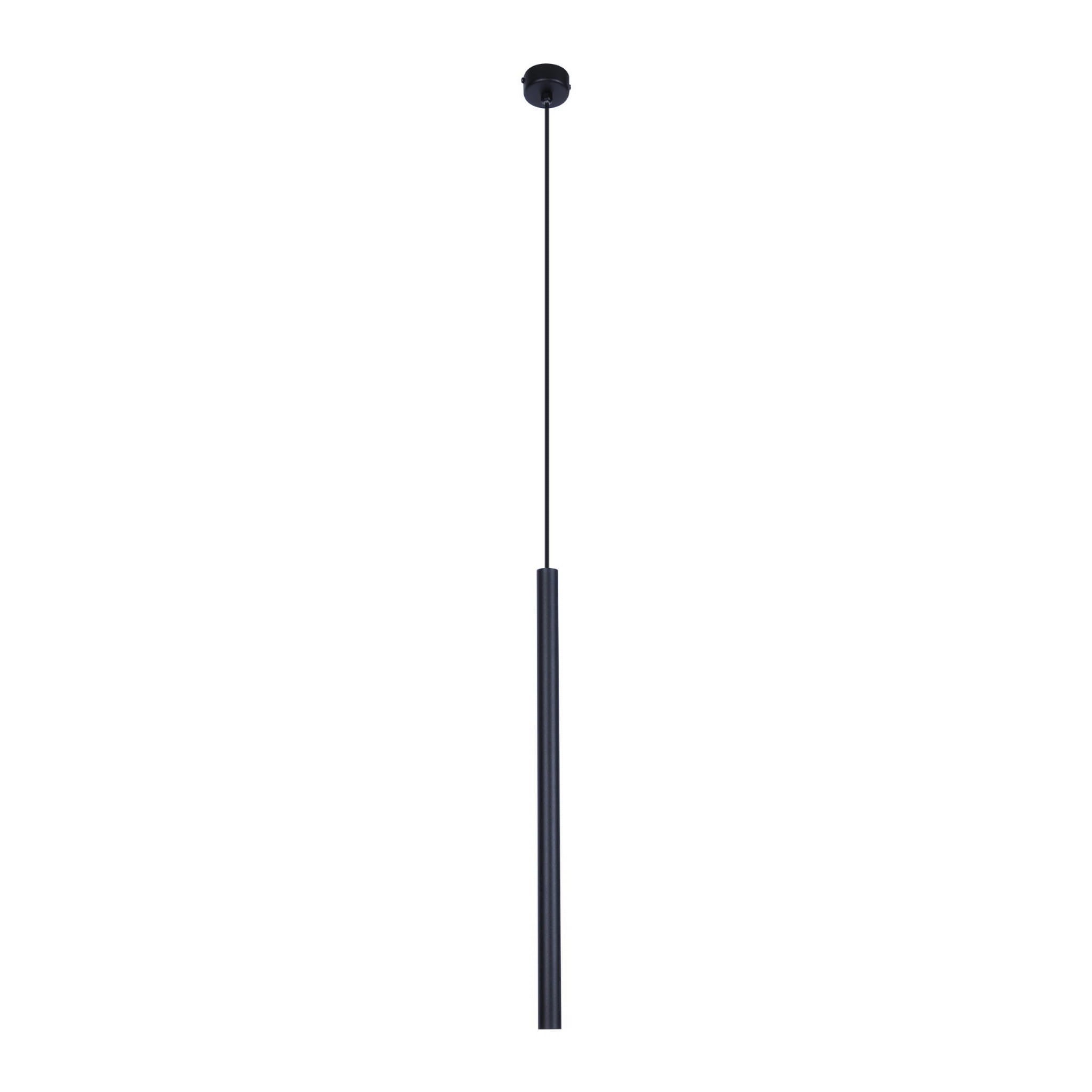 Lampa sufitowa wisząca Gelato czarna 1xG9x20W wym: 120 x 6 x 6 cm metal Kaja