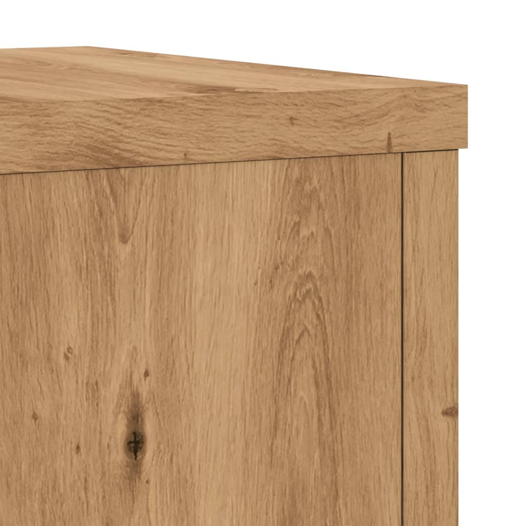 Supports pour plantes 2 pcs chêne artisanal bois d'ingénierie - 8