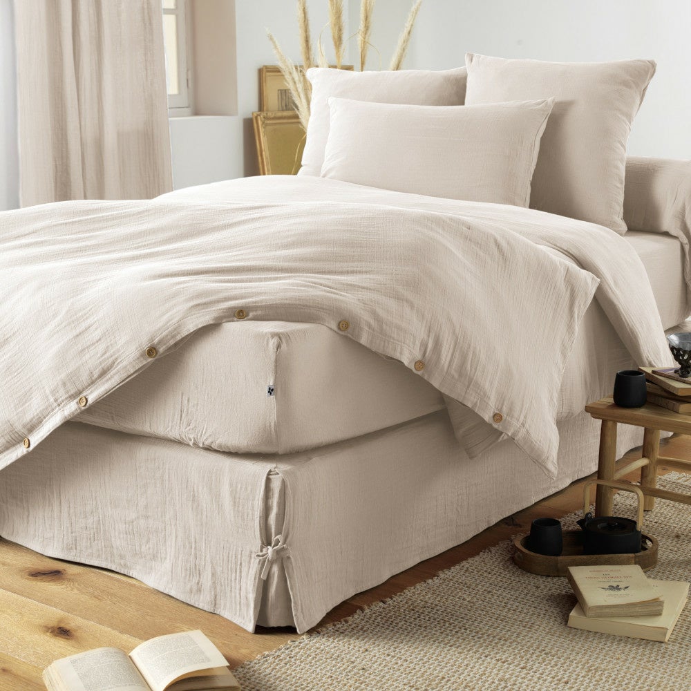 Lot de 2 Taies d’Oreiller en Double Gaze de Coton – 50 x 70 cm – Pampa - 2