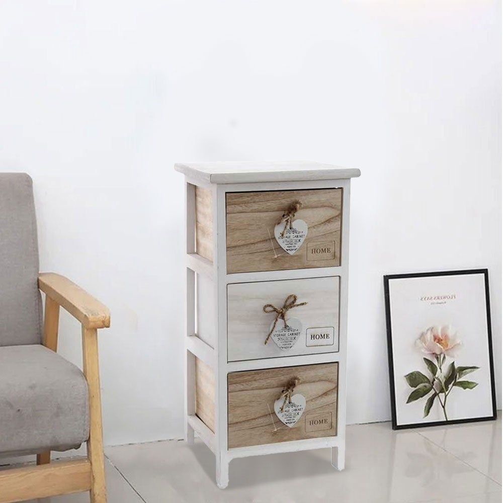 Commode 3 tiroirs salle de bain cuisine cm 26 x 32 x 62 h - 3