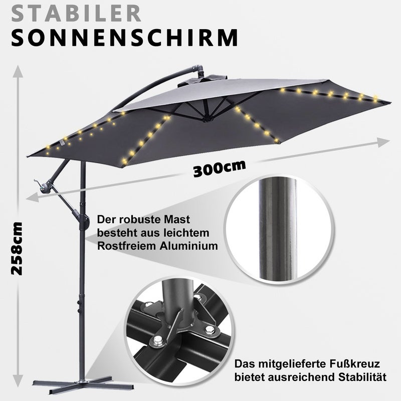 Parasole Universale Per Passeggino, Con Morsetto A Clip, Ombrellone Impermeabile UV Per Carrozzina, Bicicletta, Sedia - 2
