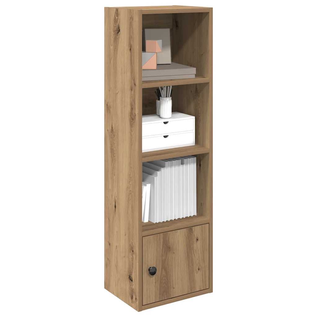 Bibliothèque pour Bureau en Bois Marron H. 102 x l. 31 x P. 24 cm - 2