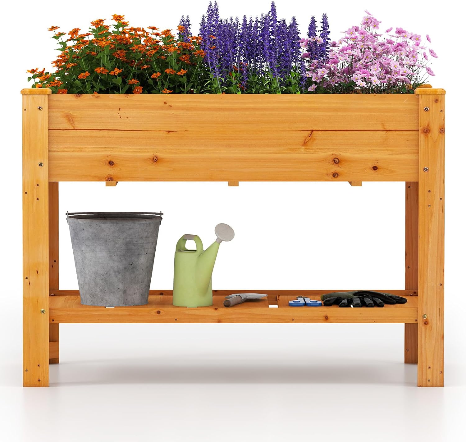 Jardinière sur pied surélevée MCW-O85, vert