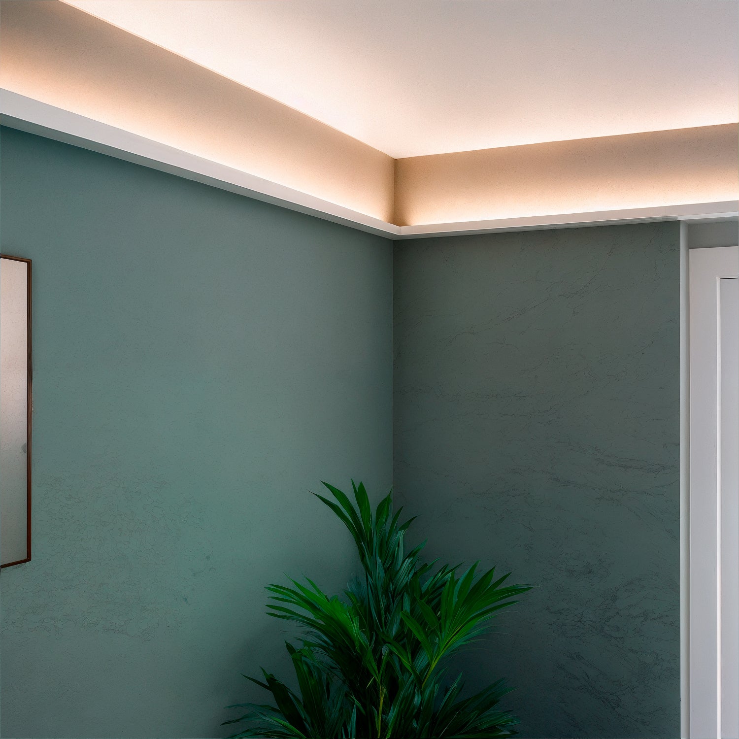 Ledkia Moldura para Tira LED 2m Scuaro Blanco - 2