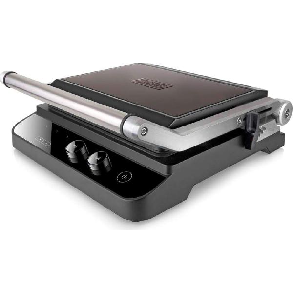 Leroy Merlin Black & Decker Bxgr2000e Parrilla Eléctrica De Contacto Negro