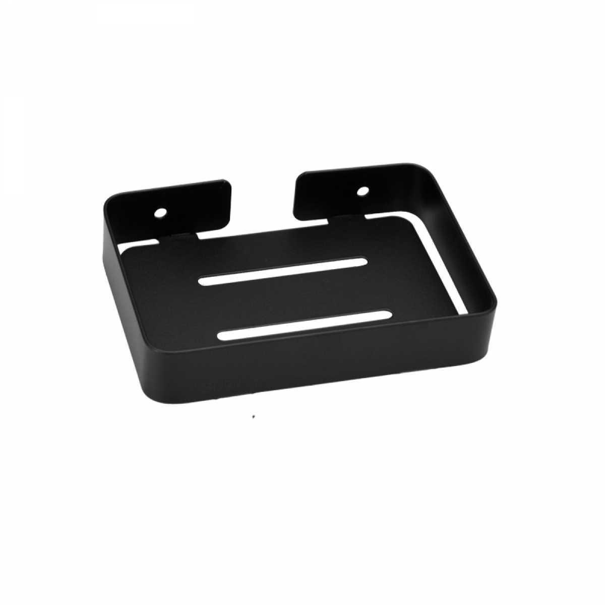 Mydelniczka prysznicowa - czarna - mydelniczka ścienna - mydelniczka do szamponu