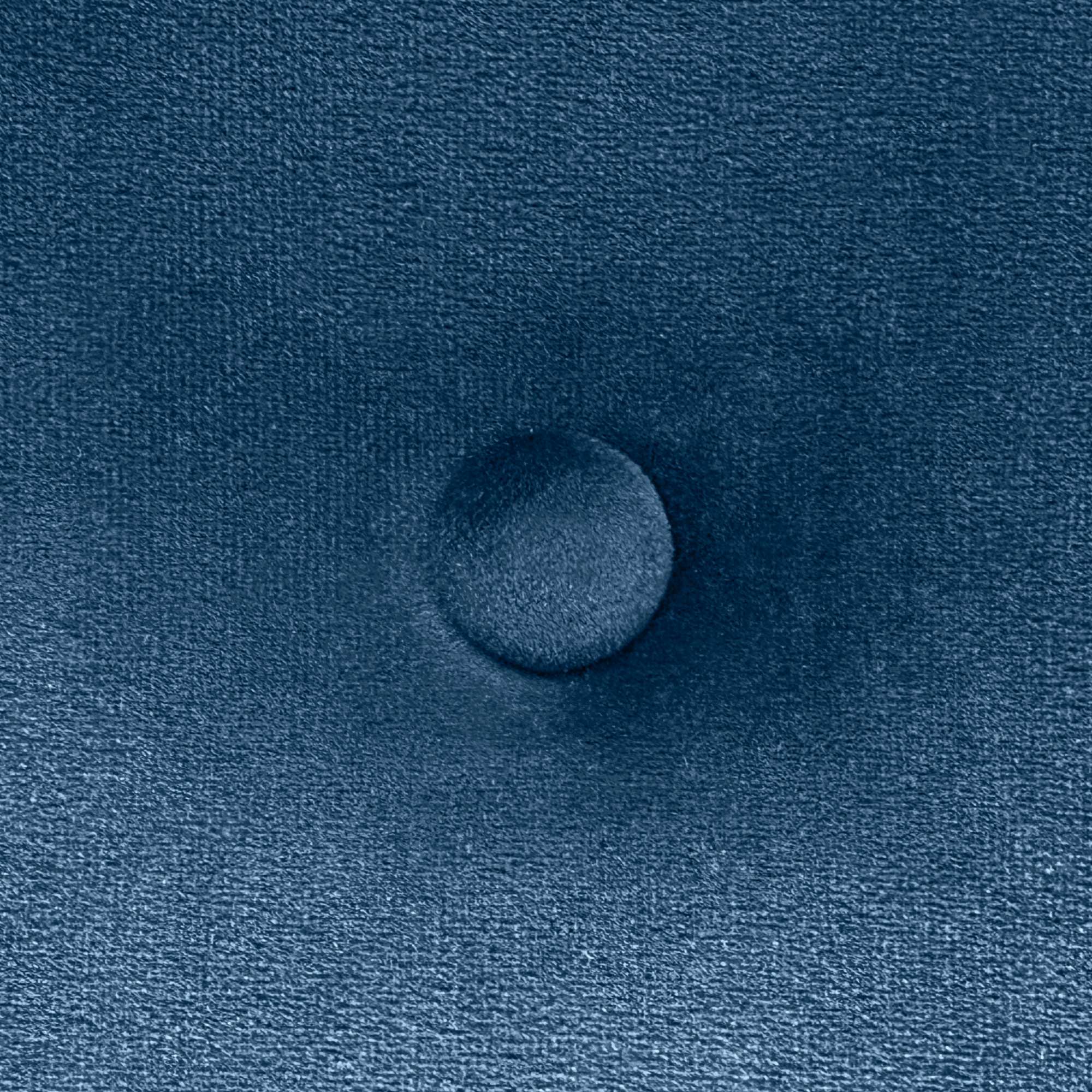 DHOME Testiera in velluto liscio con bottoni e gambe alta gamma moderna testiera imbottita per letto di lusso camera da (Bleu, 80x105cm) - 4