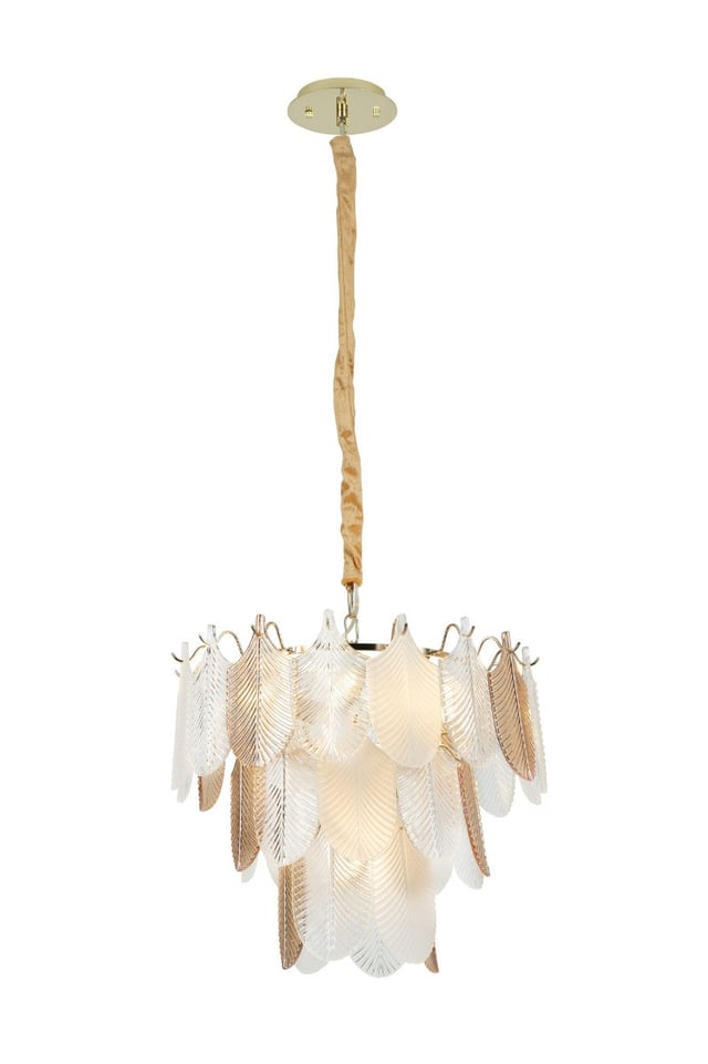 Lampa wisząca Arwena złota 7xE14x40W wym: 125 x 50 x 50 cm metal Maxlight