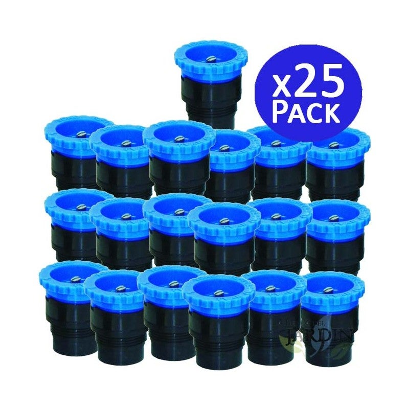 Lot de 5 Buse pour tuyères HE-Van-12 Rain Bird à angle variable. Portée 3,7 m, haute efficacité et économie d'eau, marron