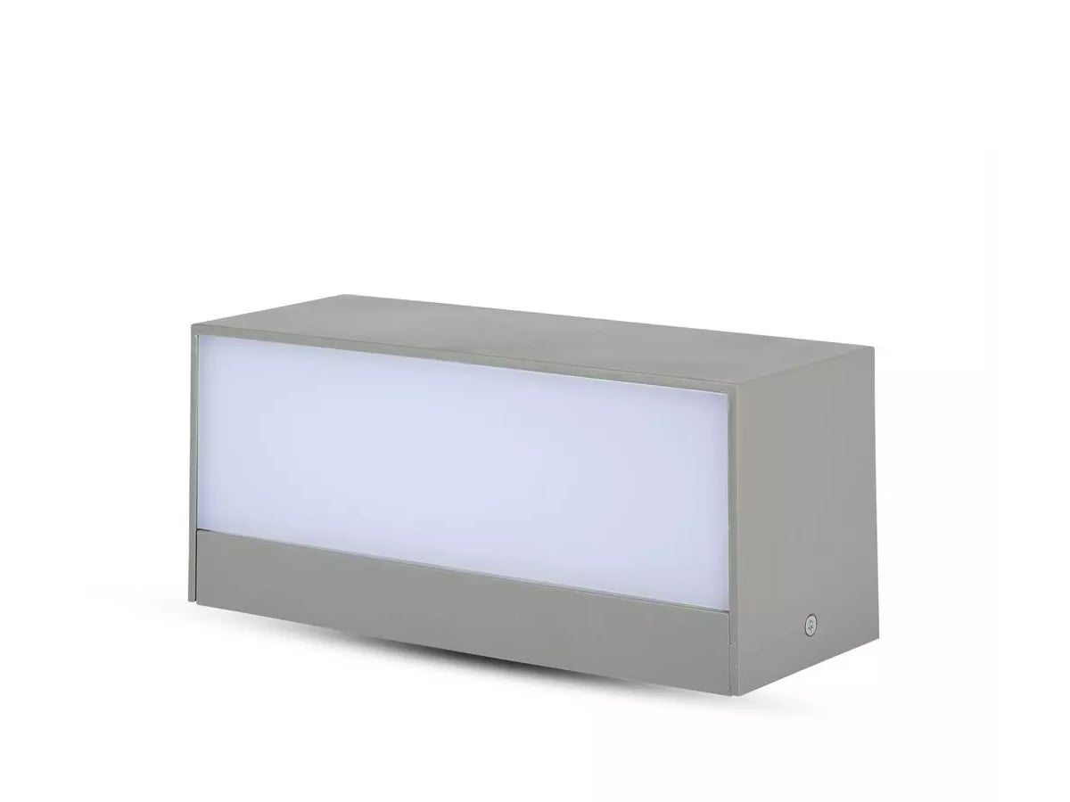 V-TAC Lampada LED Da Parete 12W 600Lm - Doppio Fascio Up/Down, Rettangolare, IP65 Per Esterno, Colore 110° - 4