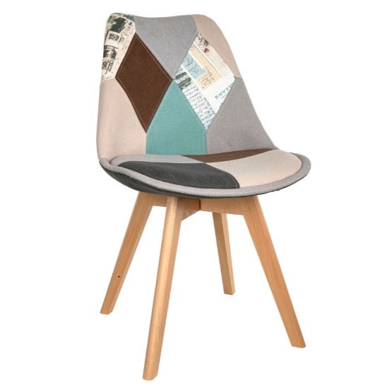 Sedia Patchwork Sedie Imbottite In Stile Sedie Da Pranzo Silvia