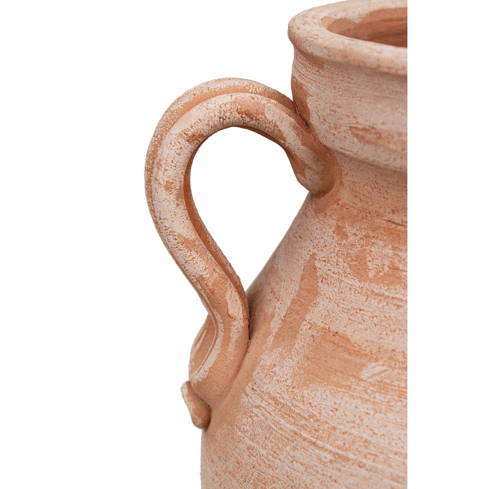 BISCOTTINI Vase Porte-parapluie Terre Cuite Fait Main - Amphore Extérieur Intérieur - Porte-parapluie d'Entrée 38x33x45cm - 8