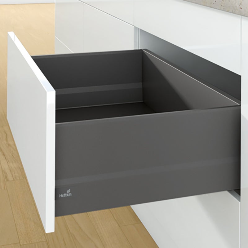 Kit arcitech 94 avec topside hauteur 218 - Décor : Argent - Longueur : 650 mm - HETTICH - 3