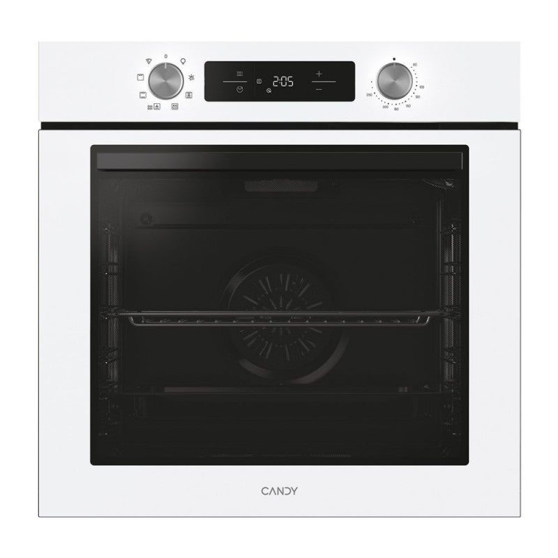 MediaMarkt Candy Horno, Bake 600, Convección + Ventilador, Hidrolítico, 78 L, 59.5 Cm Alto Y Ancho, 9 Funciones De Cocción, Multifunción, Blanco - Imagen 3