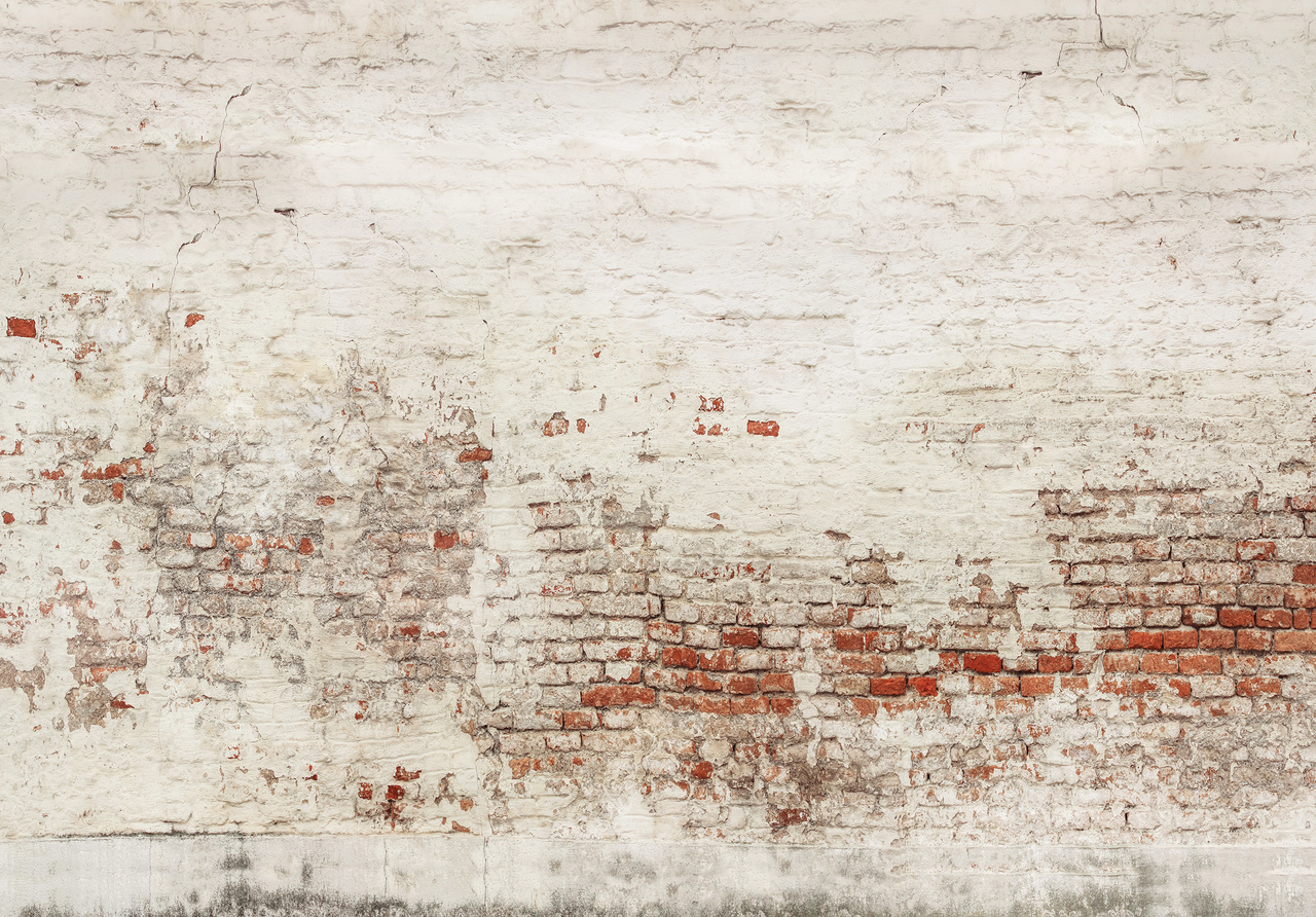 Papel pintado fotografia imitación ladrillo estructura 312x219 cm - incluye cola - moderno salon dormitorio papel no tejido