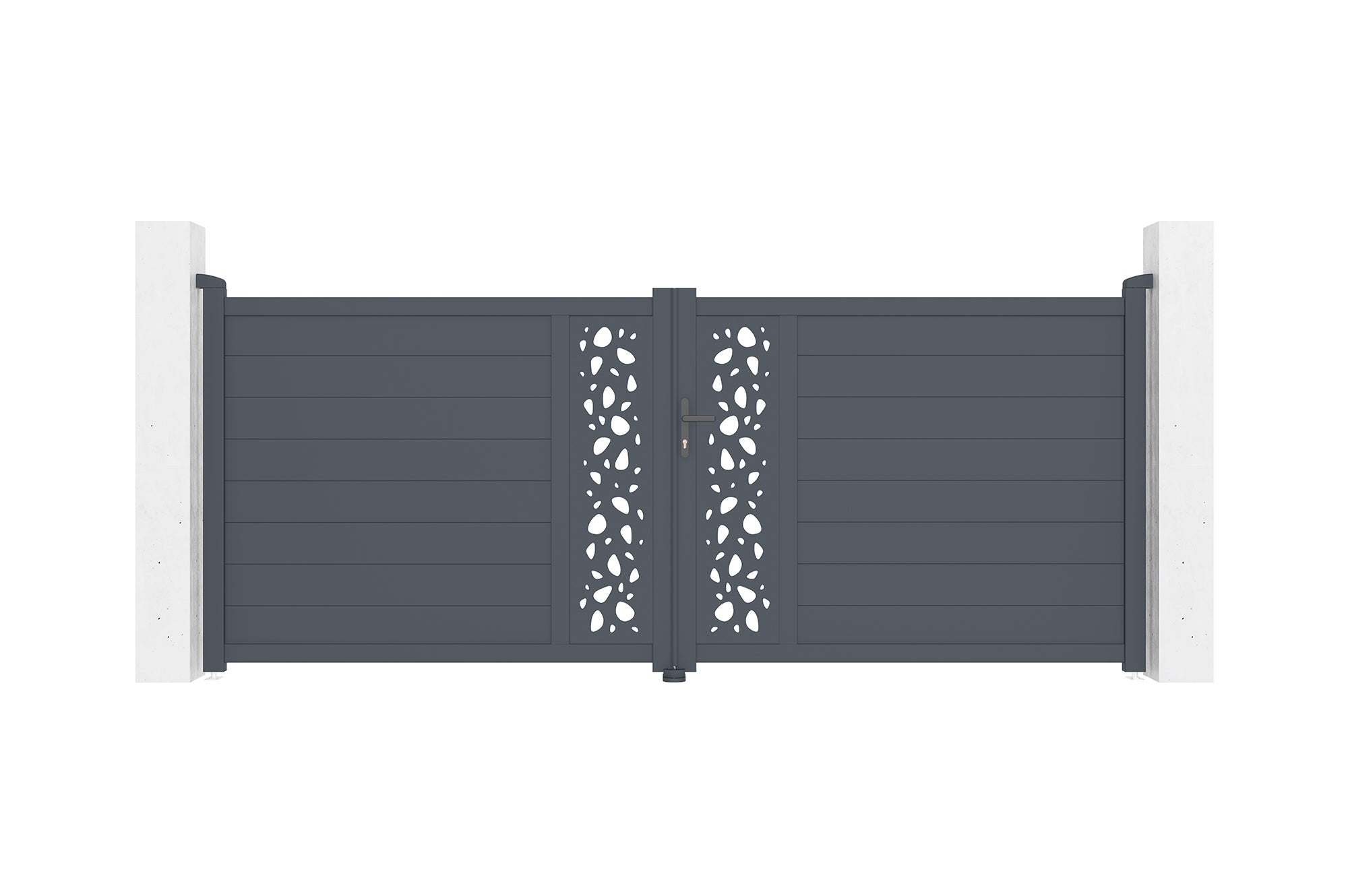 Pacchetto SUNNY cancello a battente 350B140 + cancello pedonale 100P140 - 5