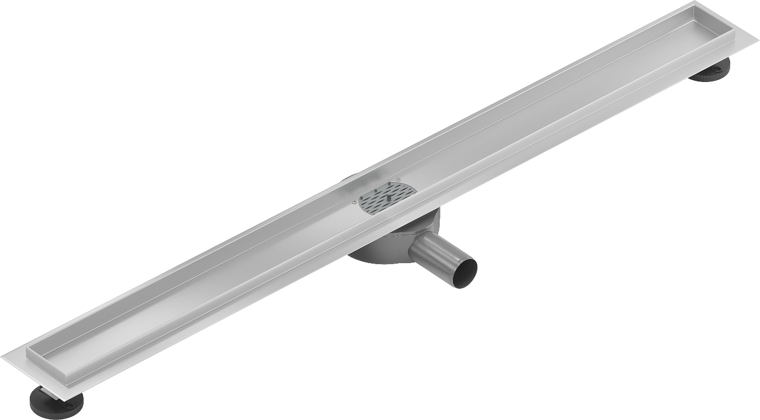 Mexen Flat 360 korpus do odpływu liniowego obrotowy 90 cm, inox - 1040090