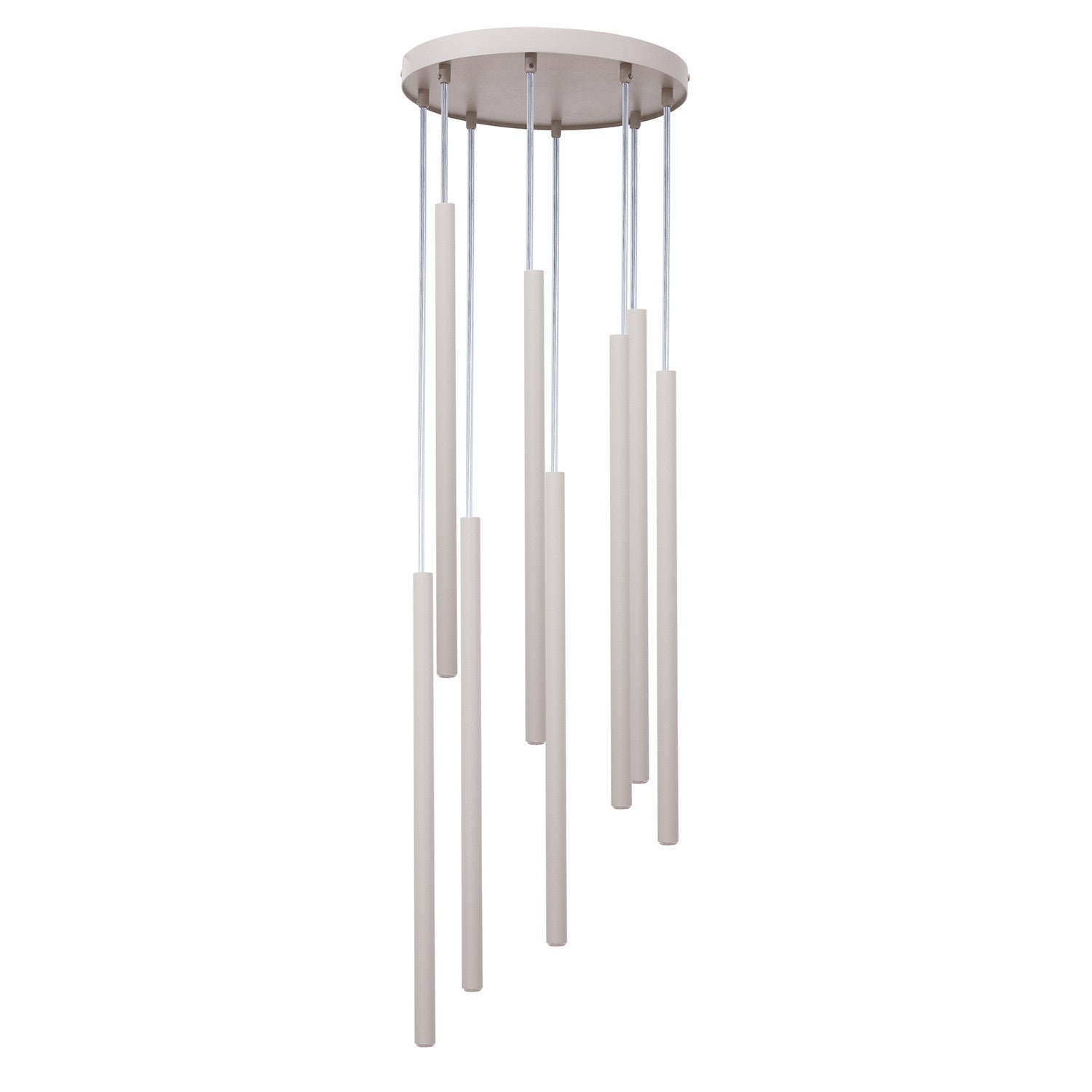 Lampa wisząca SOPEL jasno-szara 8 x G9 x 3W wym: 100 x 30 x 30 cm Sigma Lighting
