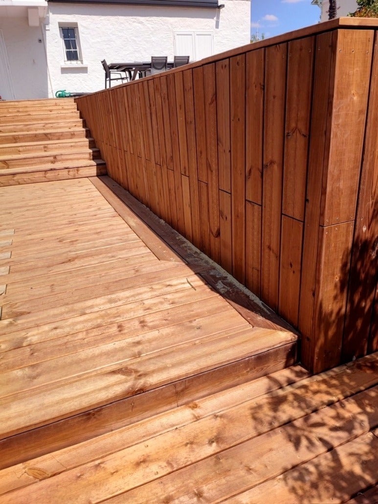 Kit terrasse 35m² en lame PIN DU NORD AB avec Lambourde, vis, cale de ventilation, plot pvc et Bande bitumineuse - 5