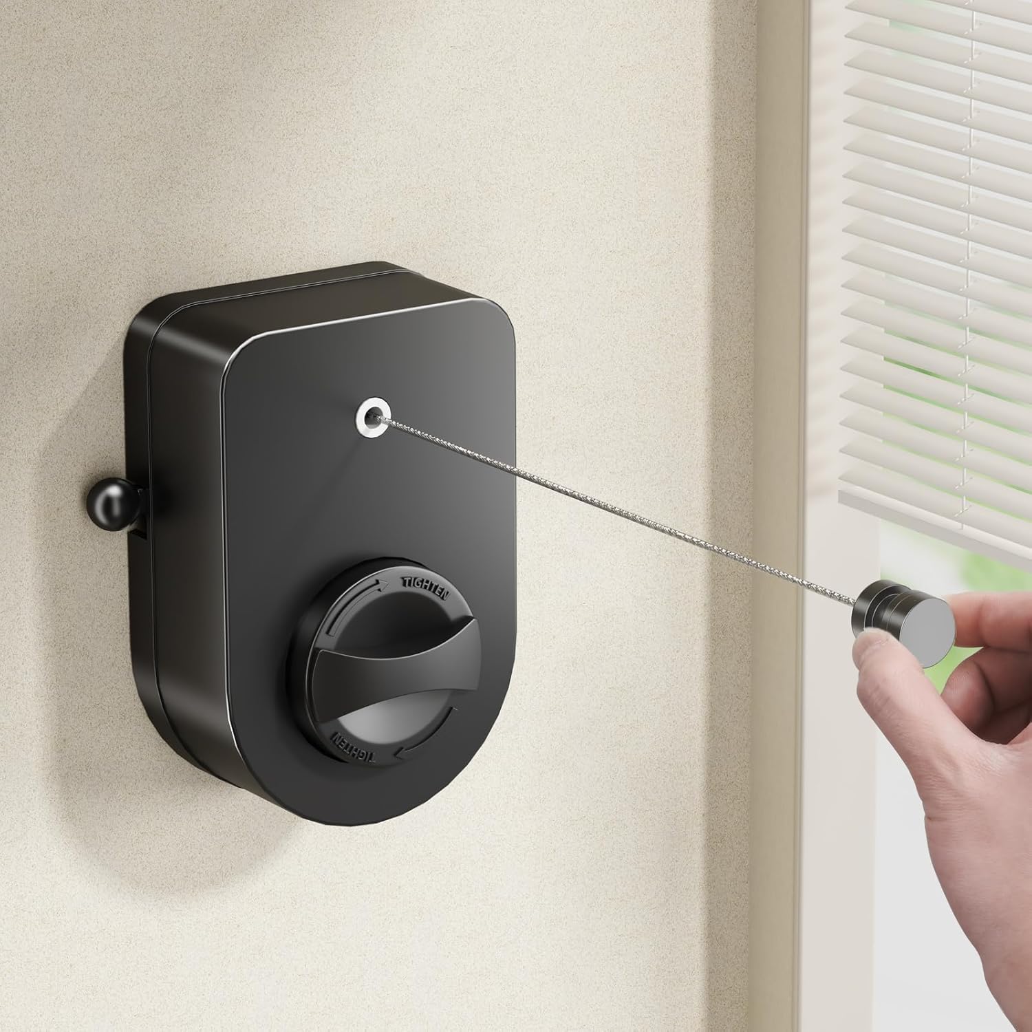 Fil Linge Extérieur Retractable Support Mural, Extensible Corde A Linge ...