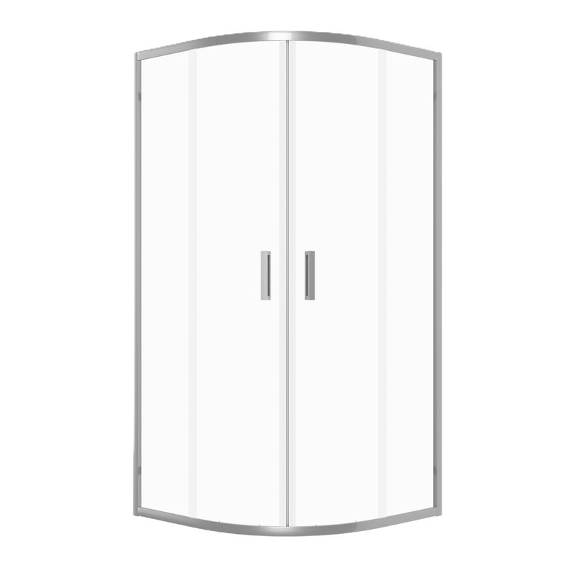 Kabina prysznicowa CAREX półokrągła 80x80cm chrom SEVANTE