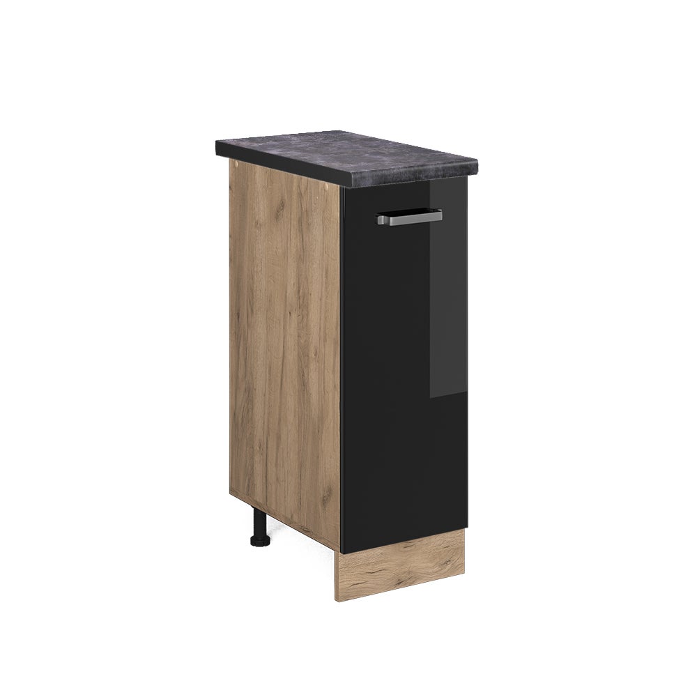 Vicco Szafka apteczna R-Line, Czarny wysoki połysk, 30 cm , BP Antracyt