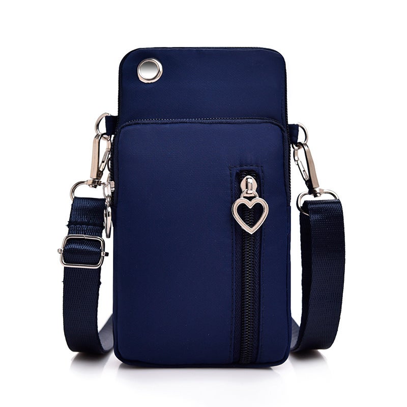 Borsa a tracolla per telefono cellulare Verticale, da 6,9 pollici Impermeabile Portafoglio Mini borsa a tracolla per passaporto Con moschettone e passante per cintura Da uomo