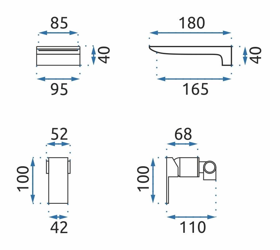 Bateria Podtynkowa REA MASON Czarna - 5