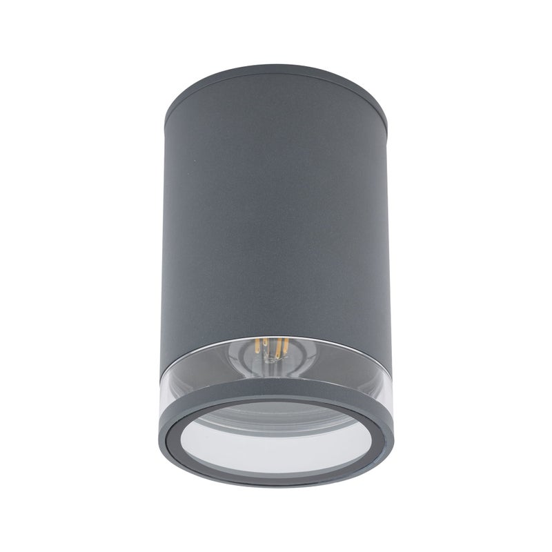 Lampa sufitowa zewnętrzna Rock Pro grafit 1xE27x25W wym: 18,7 x 11 x 11 cm aluminium Nowodvorski Lighting