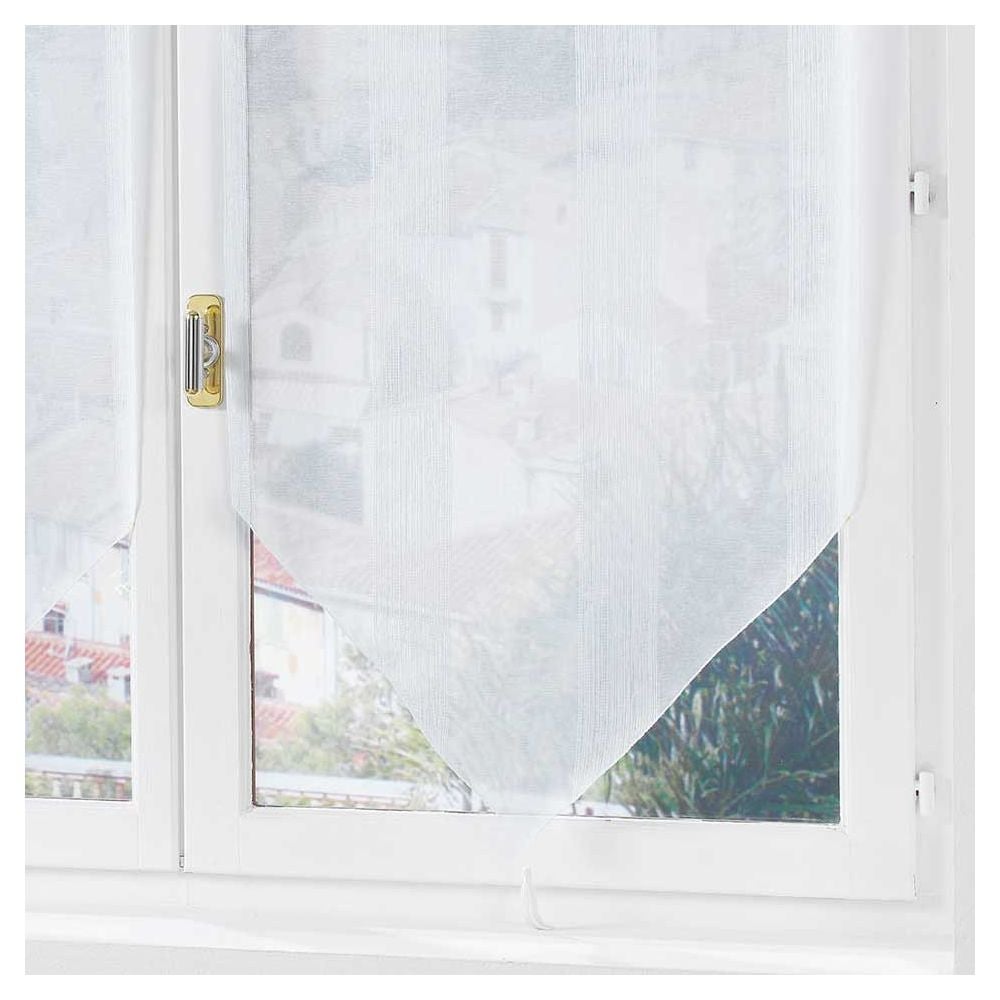 Douceur d'Intérieur Salina Tendaggio Fiocco Con Passanti, Bianco, 2 x 60 x 160 CM - 2