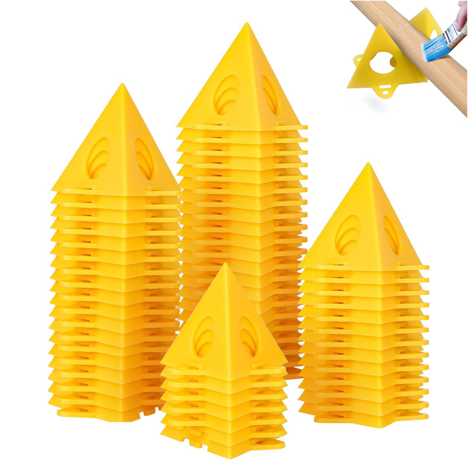 Moule Pyramide En Plastique Pour Créer Des Bougies, 105 X 67 X 67 Mm