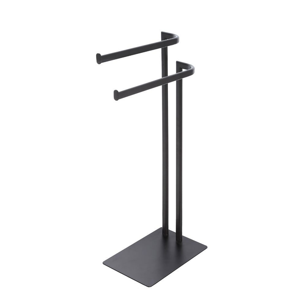 Porte-serviettes pivotant pour salle de bain, 4 barres, noir, 1 pièce - Bricolage Porte-serviettes pivotant pour salle de bain, 4 barres, noir, 1 pièce - Bricolage