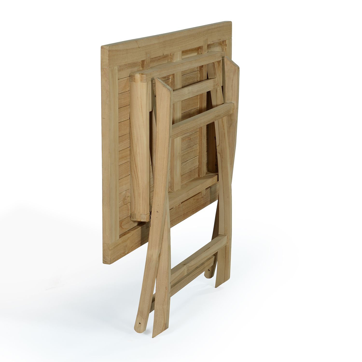 Table à manger de jardin rectangulaire en Teck Marron 10 places - 3