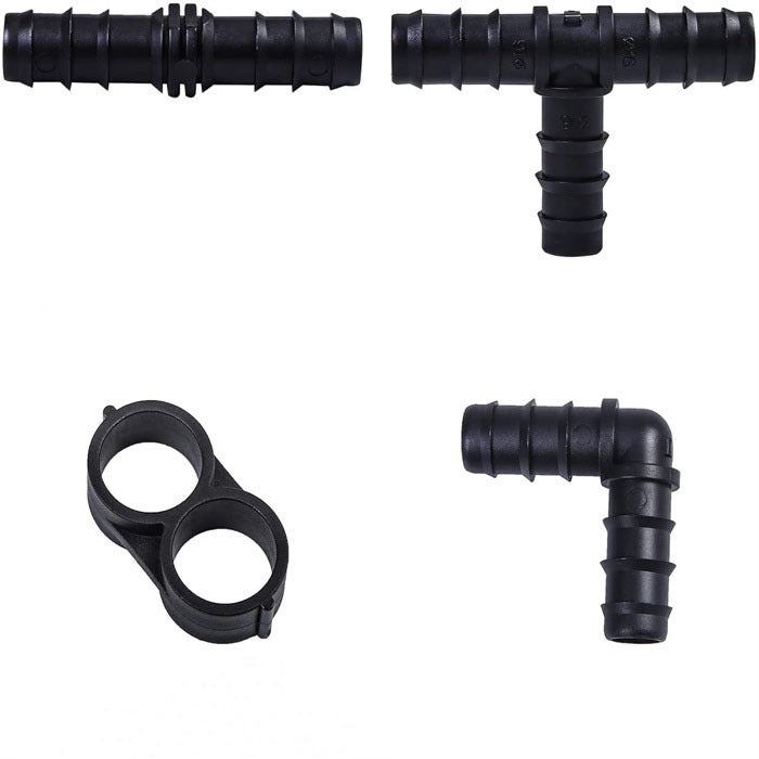 40 connettori per tubo di irrigazione da 16 mm, connettore per tubo dell'acqua, connettore per tubo con spina | Leroy Merlin