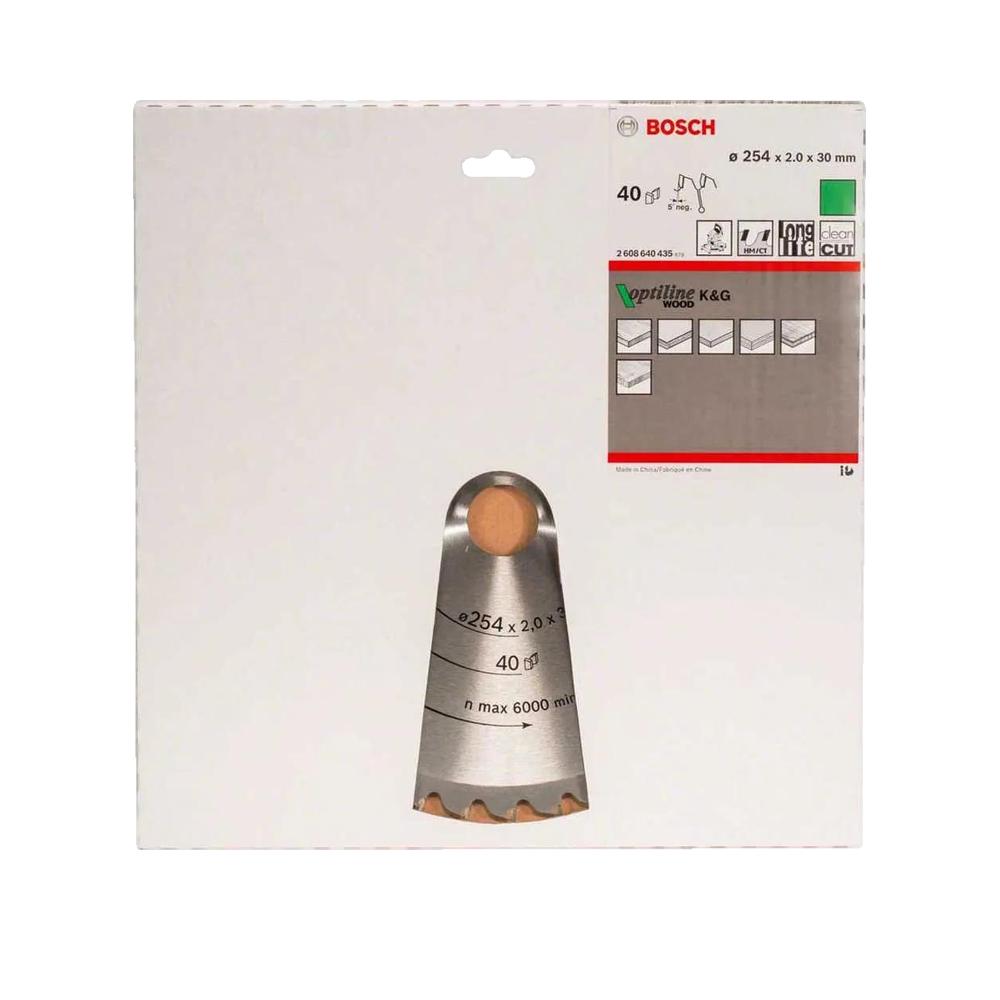 Tarcza do piły tarczowej Bosch Premium 254 mm 40 zębów z węglikiem - 2