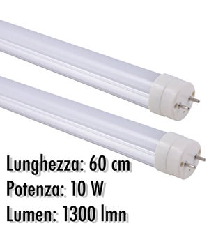 Portalampada Per Tubo LED T8 60cm - Plafoniera Singola Per Soffitto - Foto 6