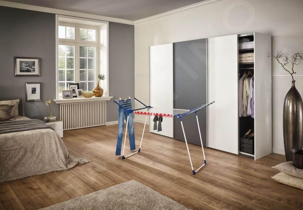 Séchoir à linge sur pied Pegasus 180 Solid 81514 Leifheit, étendoir à linge 18 mètres stable et inoxydable - 12