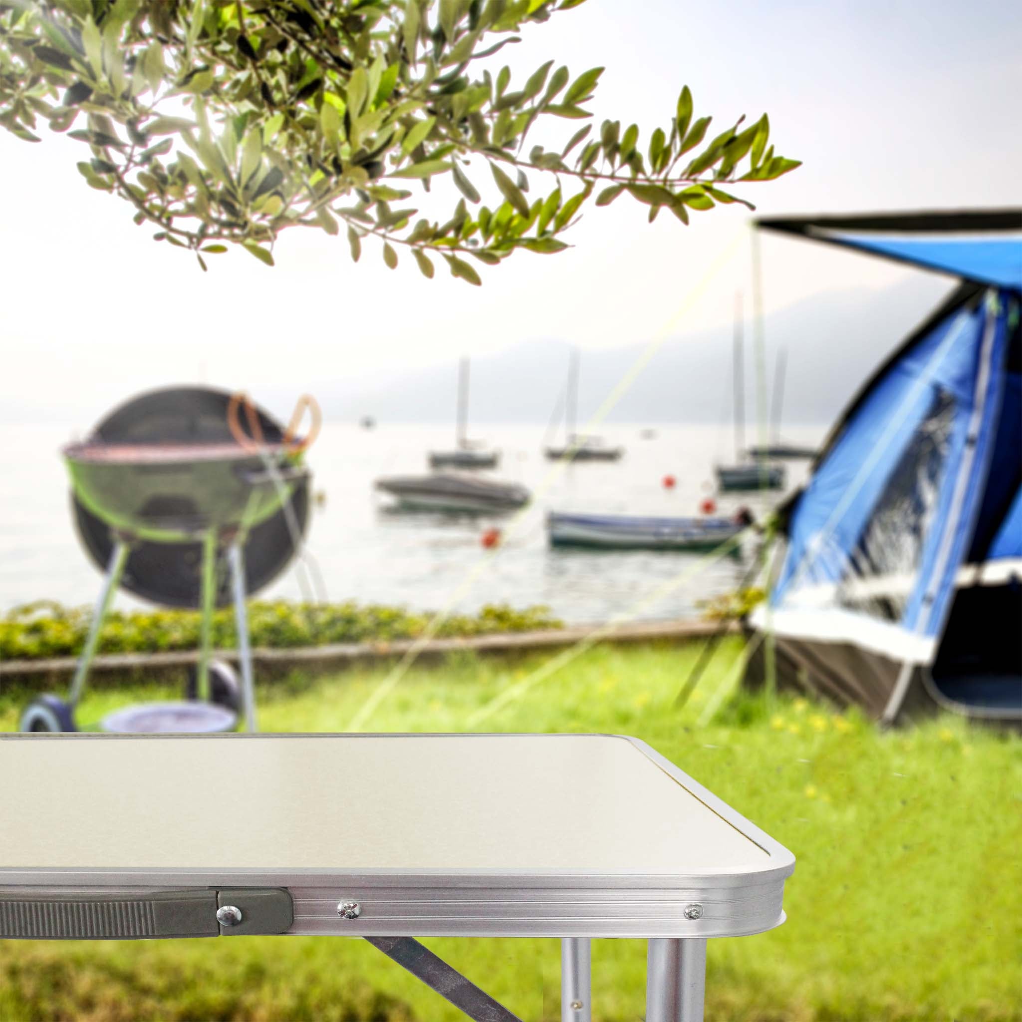Gazebo Rettangolare Con Struttura In Metallo Robusto E Teli Laterali Crema 4x3m 87440667