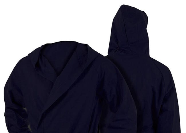 Accappatoio Microfibra Unisex Con Cappuccio - Blu XXL | Morbido E Assorbente | Con Borsetta Included - Foto 2