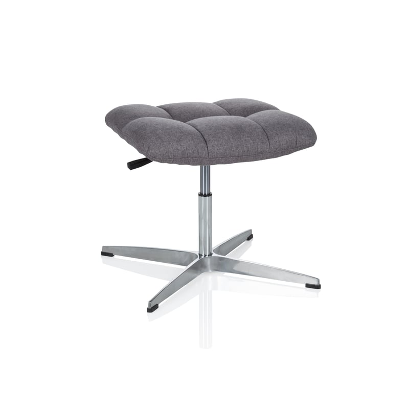 Stołek tapicerowany SARANTO Szary hjh OFFICE