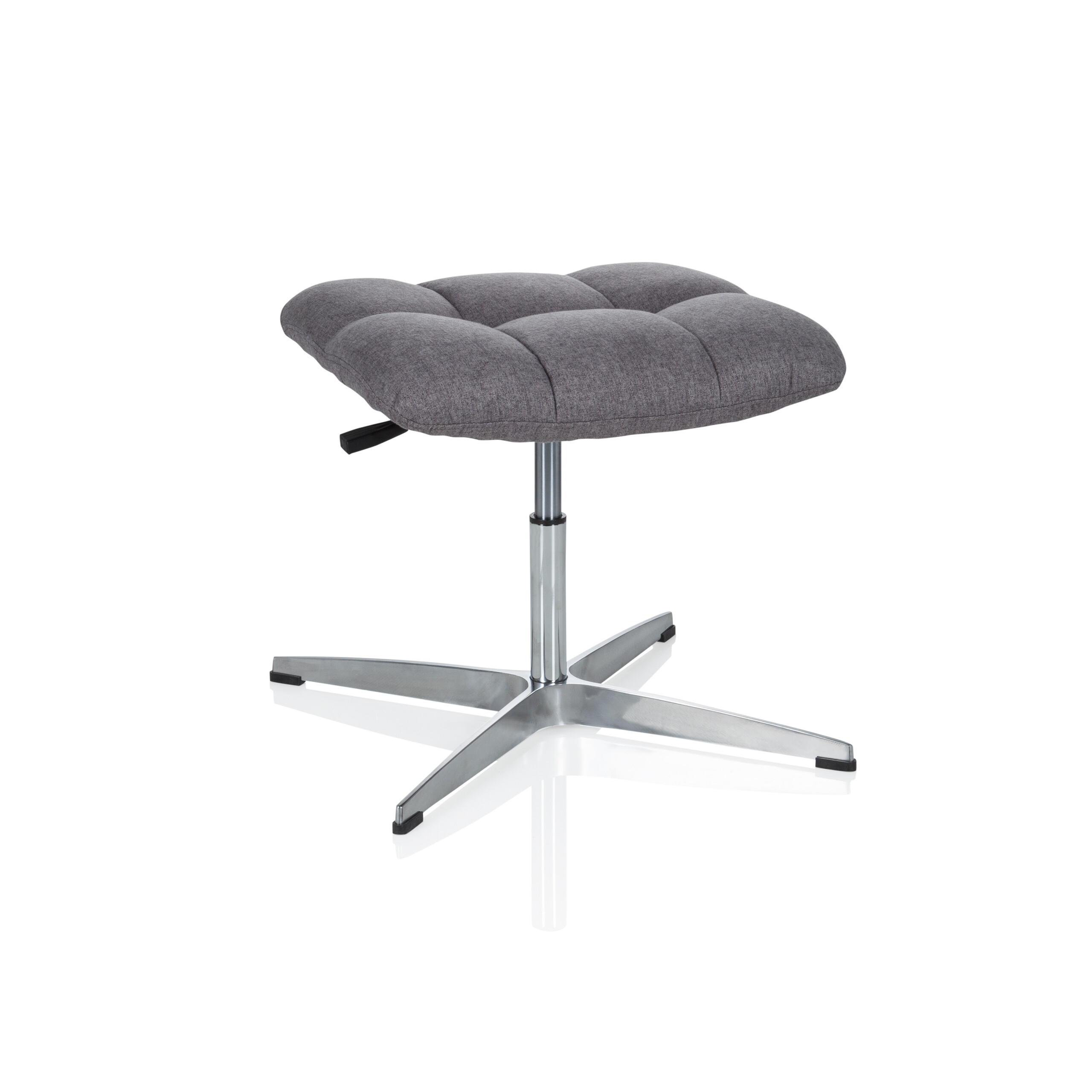 Stołek tapicerowany SARANTO Szary hjh OFFICE