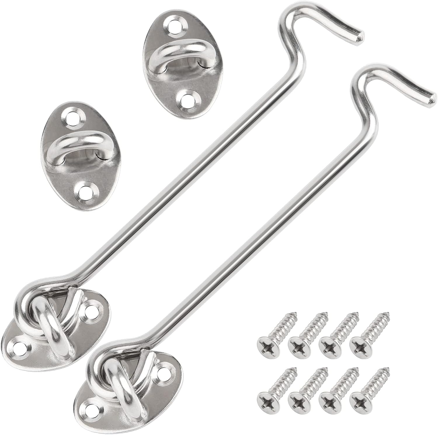 Gancho de puerta, gancho de acero inoxidable para cabina, cerradura de ...