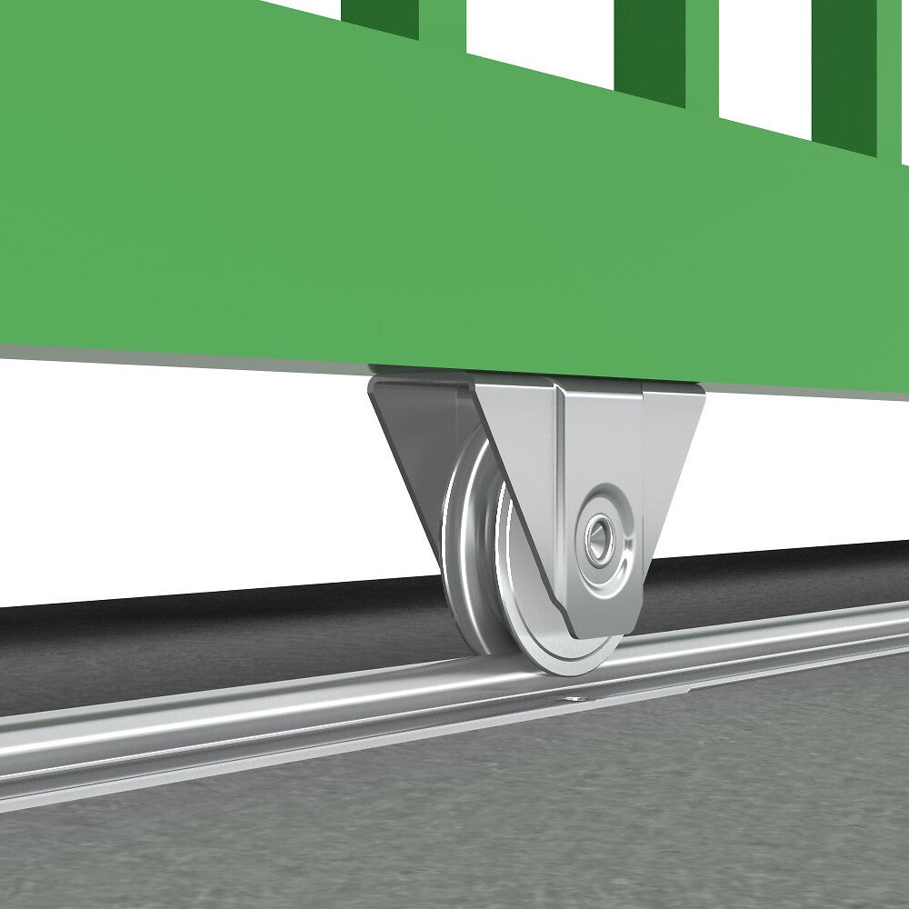 Kit coulissant Ø 16 mm - rails 4 x 1,95 m pour portail de 4 m - 400 kg - 3