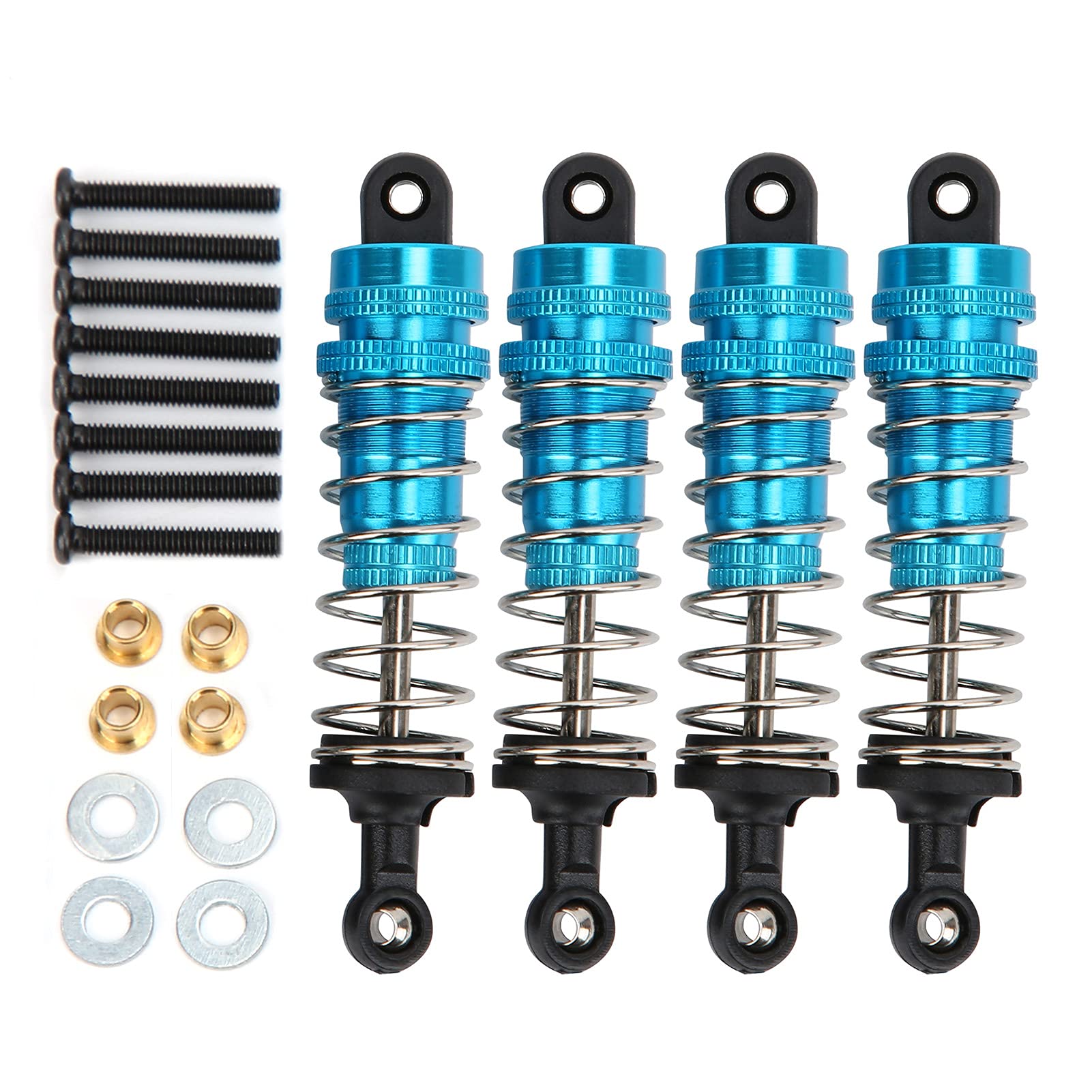 Ammortizzatore a molla regolabile in metallo per auto RC 1/12 per MN G500/parti di aggiornamento (blu) - 7