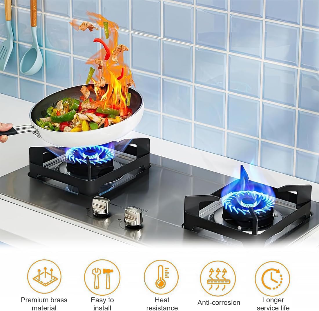 Lot de 10 Gicleurs Gaz Butane Universel, Gicleur Butane pour Gazinière, Cuisinière et Plaque de Cuisson, Injecteur de Gaz Gicleur Bouteille Conversion - 4