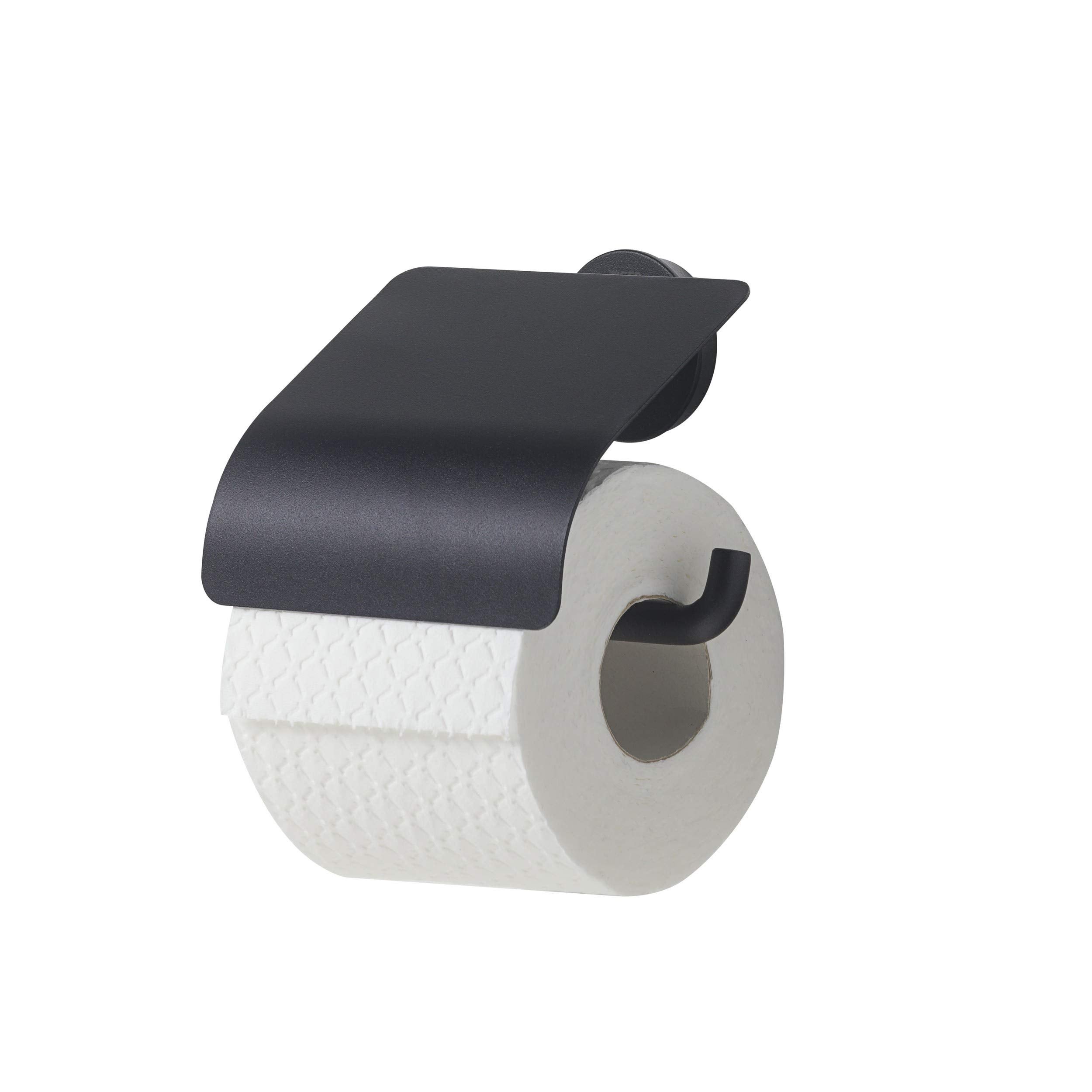 Tiger Items Portarotolo Con Coperchio, Acciaio Inox, Cromato, 17,1 X 5 2 X 13 2 Cm 43107372