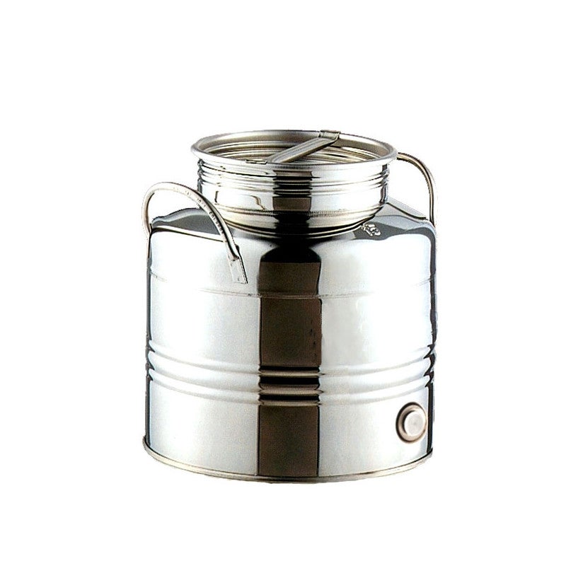 Pot d'huile d'art en Acier, Grande Tasse de Palette de Bouche Double