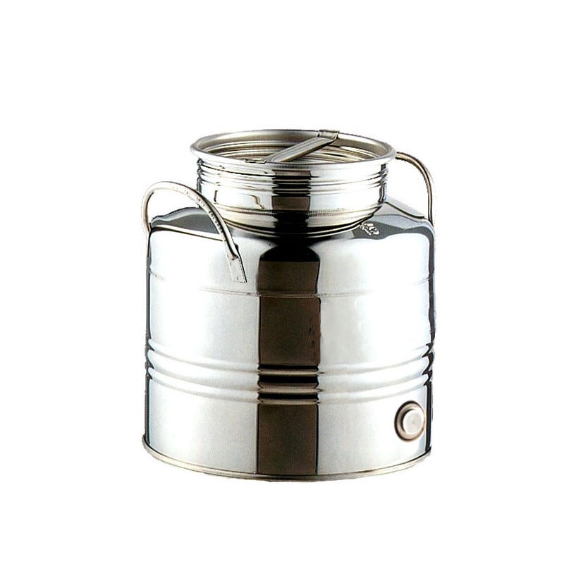 Pot d'huile d'art en Acier, Grande Tasse de Palette de Bouche Double Pot d'huile d'art en Acier, Grande Tasse de Palette de Bouche Double